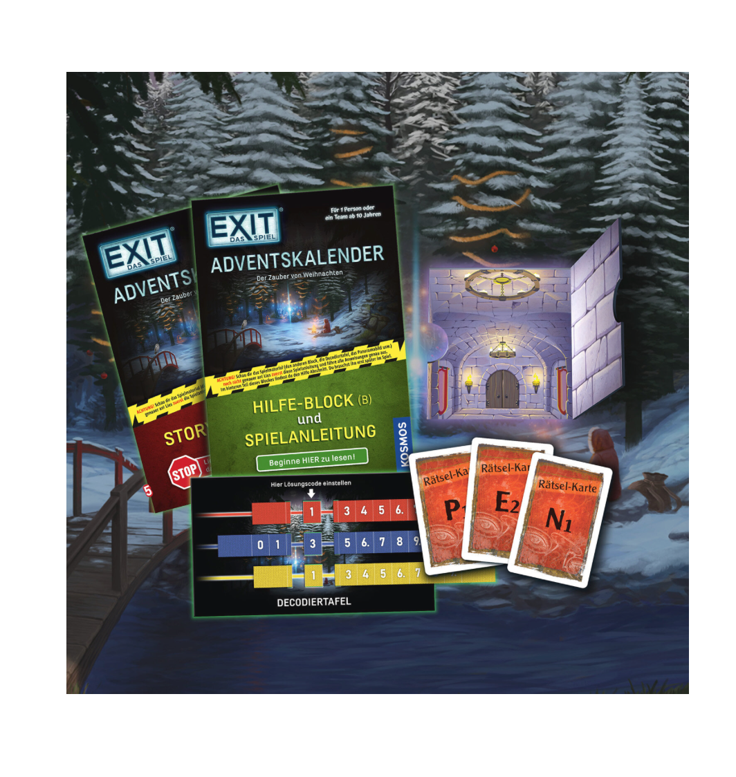 Adventskalender KOSMOS EXIT® - Das Spiel Adventskalender: Der Zauber von Weihnachten
