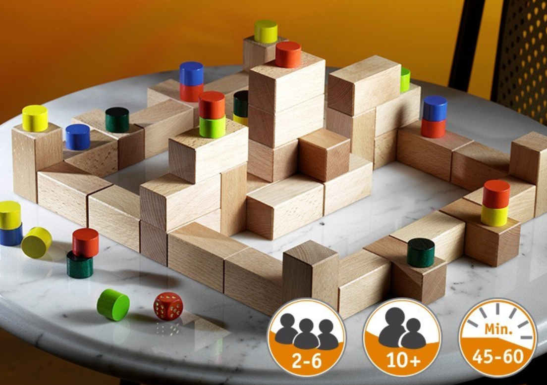 Spiele aus Holz Gerhards Spiel und Design Baubylon
