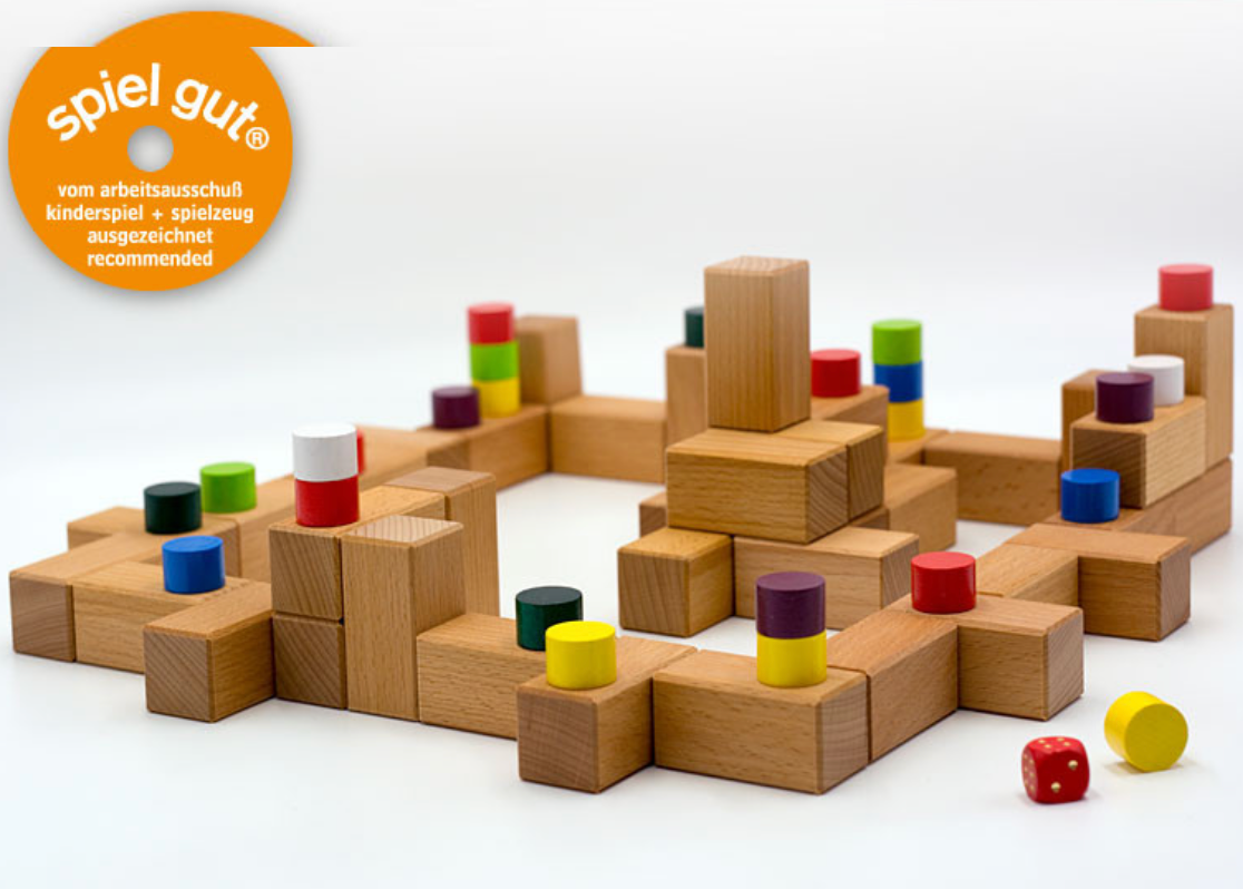 Spiele aus Holz Gerhards Spiel und Design Baubylon