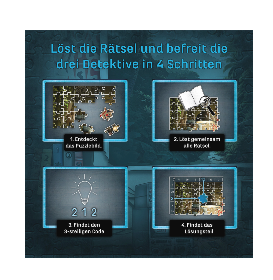 Rätselspiel KOSMOS EXIT - Das Puzzle: Die drei ???: Toteninsel