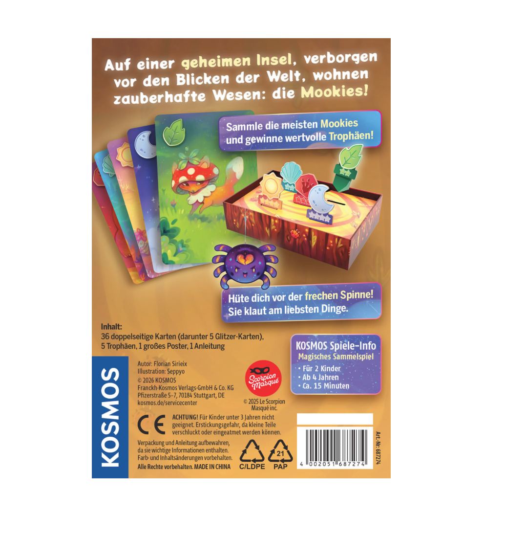 Gesellschaftsspiel KOSMOS Die Insel der Mookies