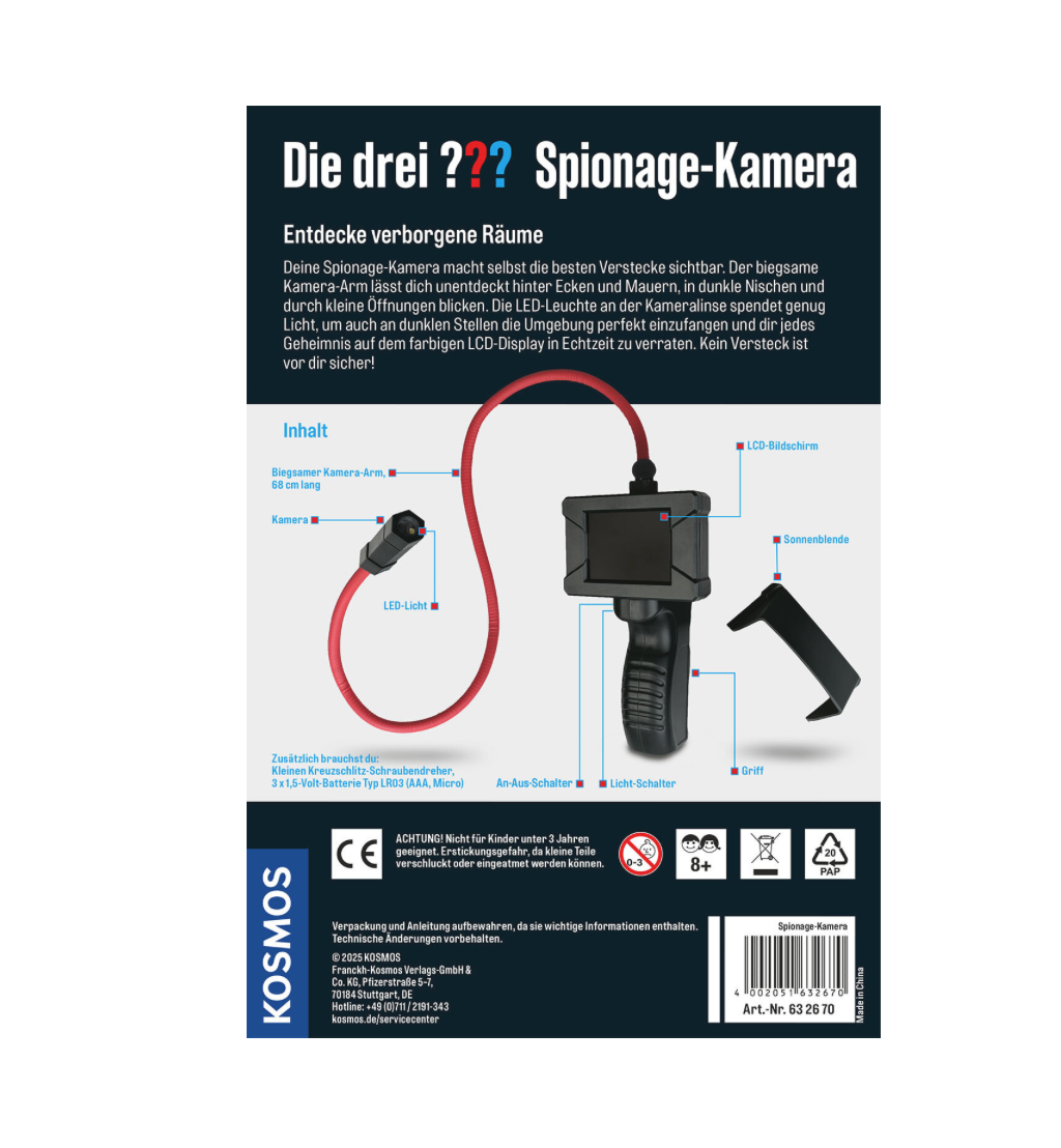 Drei ??? Spionage-Kamera