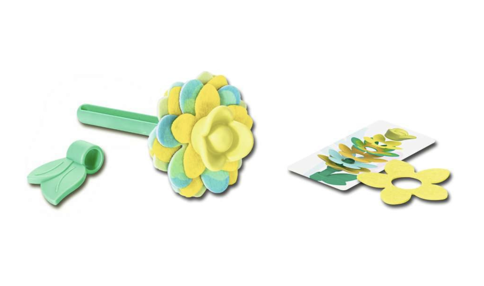 play+ ⎮ Blumen Steck- und Spiel-Set: Kleiner Blütenzauber gelb