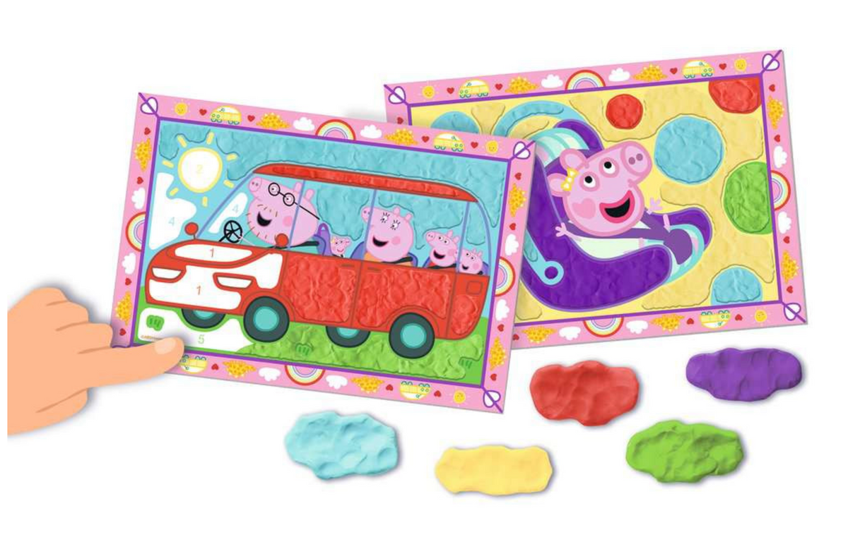 My First CreArt, Kneten nach Zahlen Peppa Wutz - Baby Evie