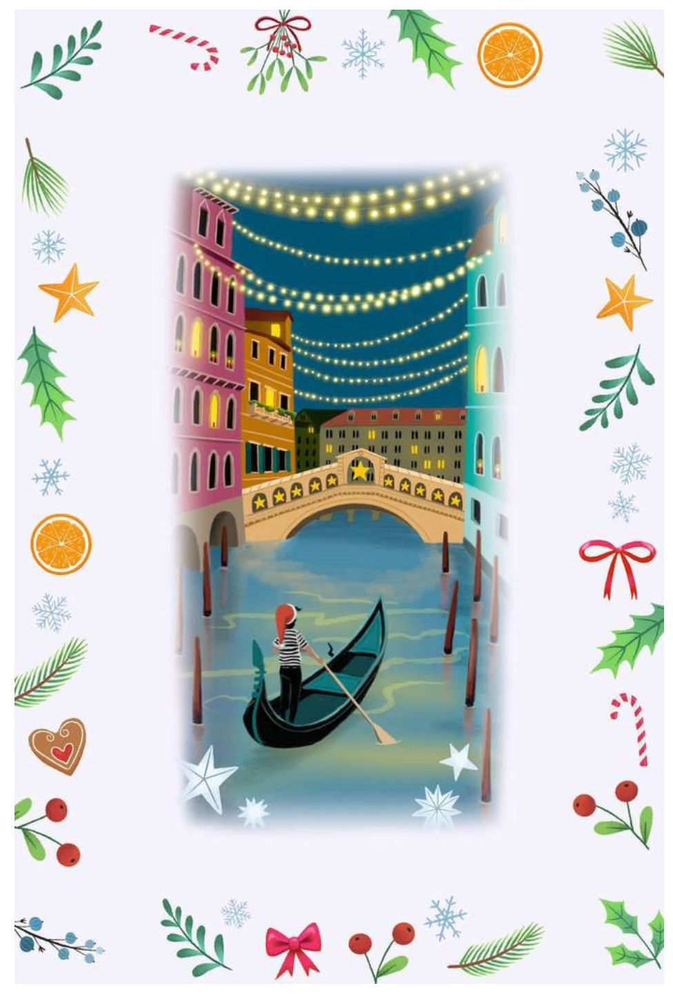 Puzzle-Adventskalender 24x 56 Teile - Christmas around the World