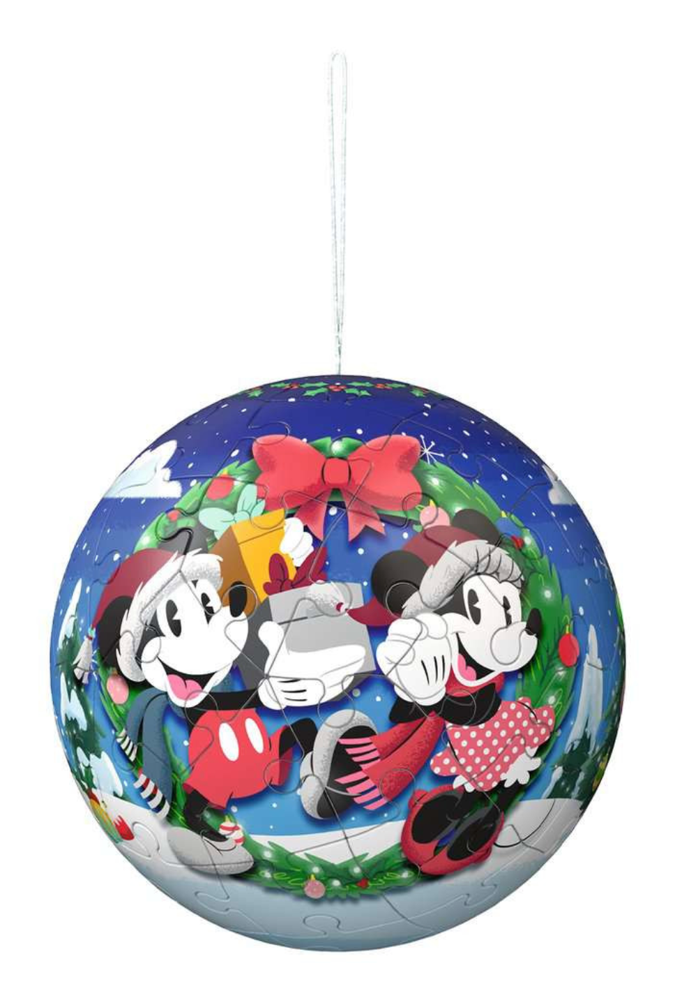 3D Puzzle-Ball-Set Weihnachtskugeln Disney