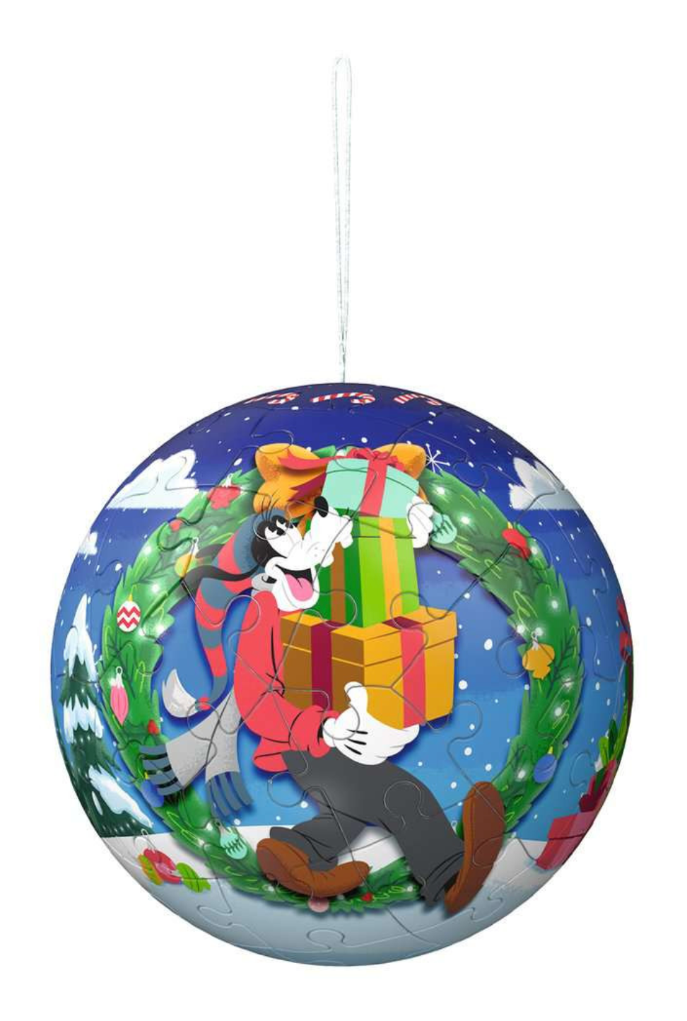 3D Puzzle-Ball-Set Weihnachtskugeln Disney