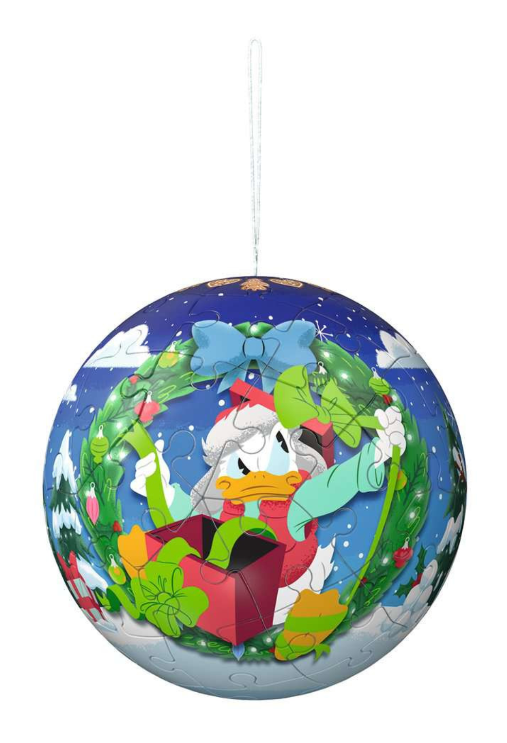 3D Puzzle-Ball-Set Weihnachtskugeln Disney
