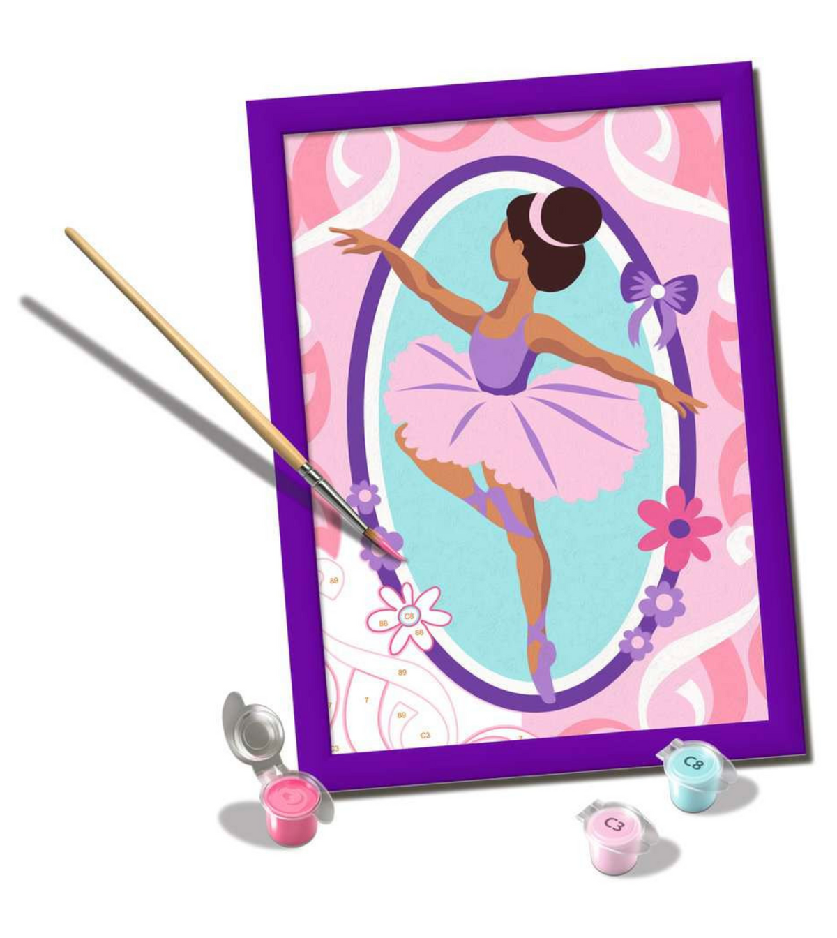CreArt, Malen nach Zahlen Kinder - Primaballerina