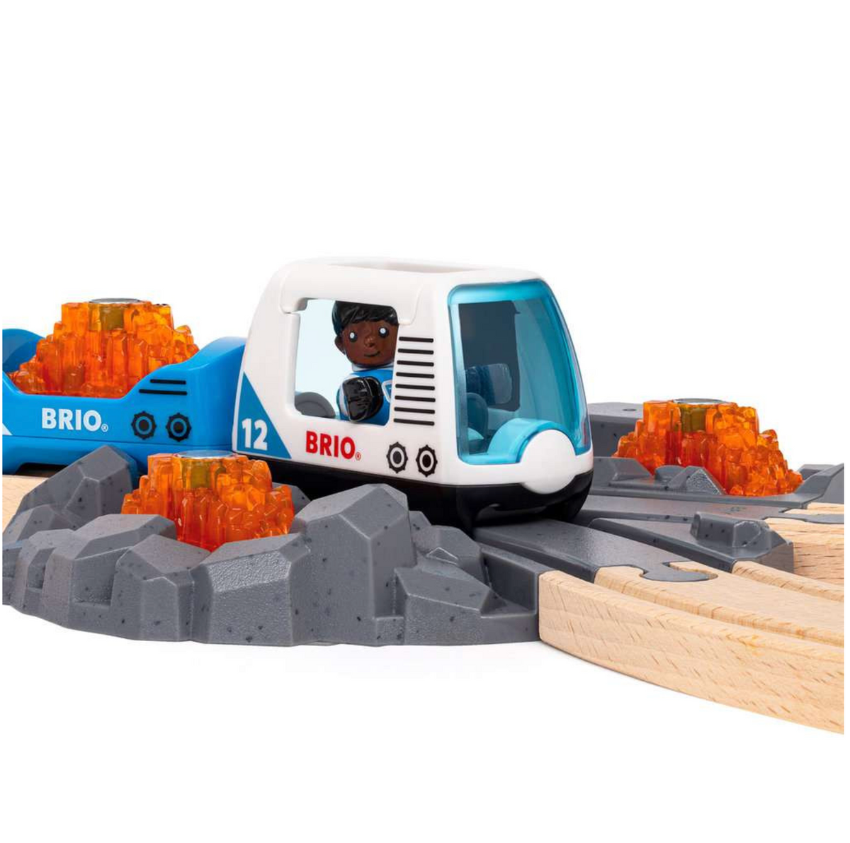 BRIO World Weltraumforschungs-Set - Holzeisenbahnset