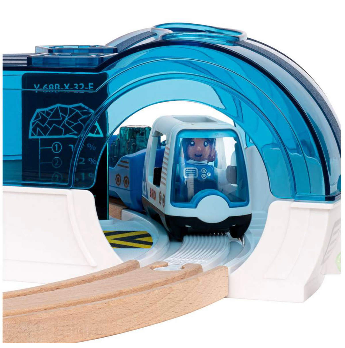 BRIO World - Großes Weltraumstations-Set - großes Holzeisenbahnset