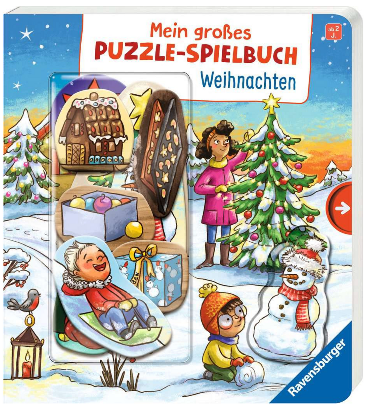 Mein großes Puzzle-Spielbuch - Weihnachten
