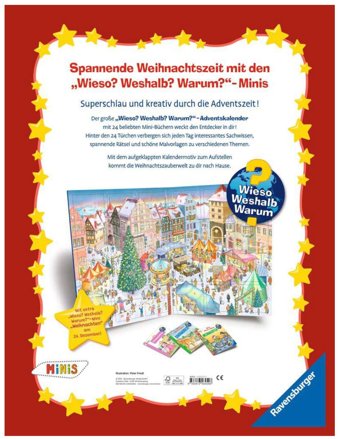 Wieso? Weshalb? Warum? Ravensburger Minis - Mein Adventskalender