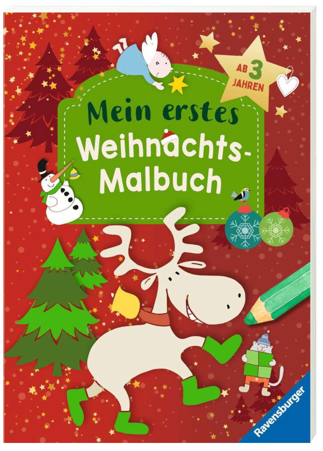 Mein erstes Weihnachts-Malbuch