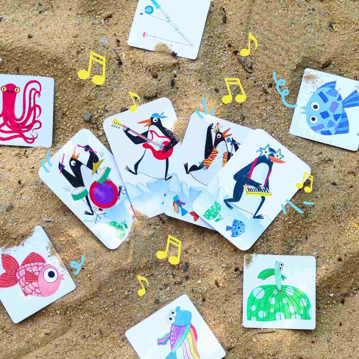 Spiel DJECO Kartenspiele: Rock Band