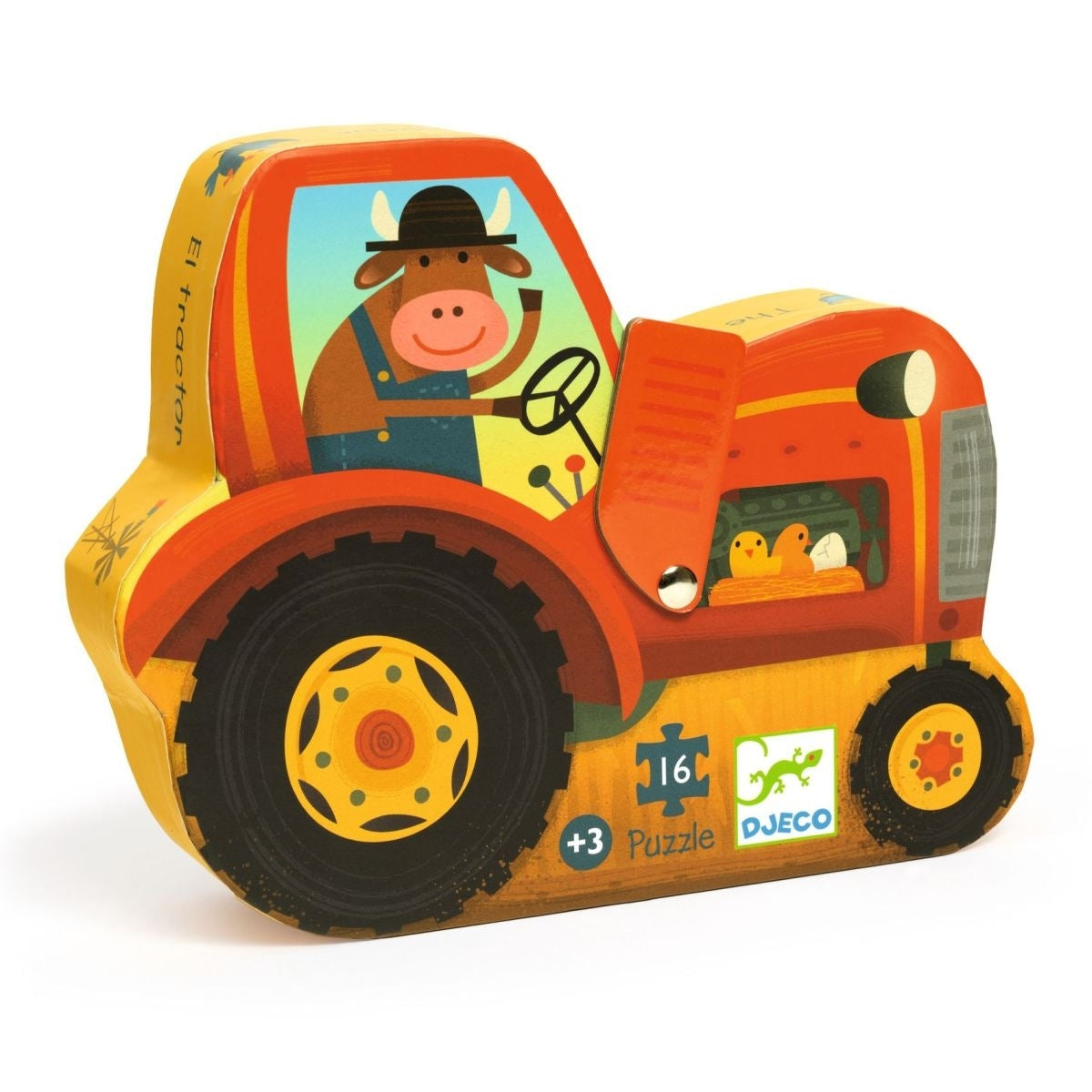 Formen Puzzle: Traktor - 16Stk