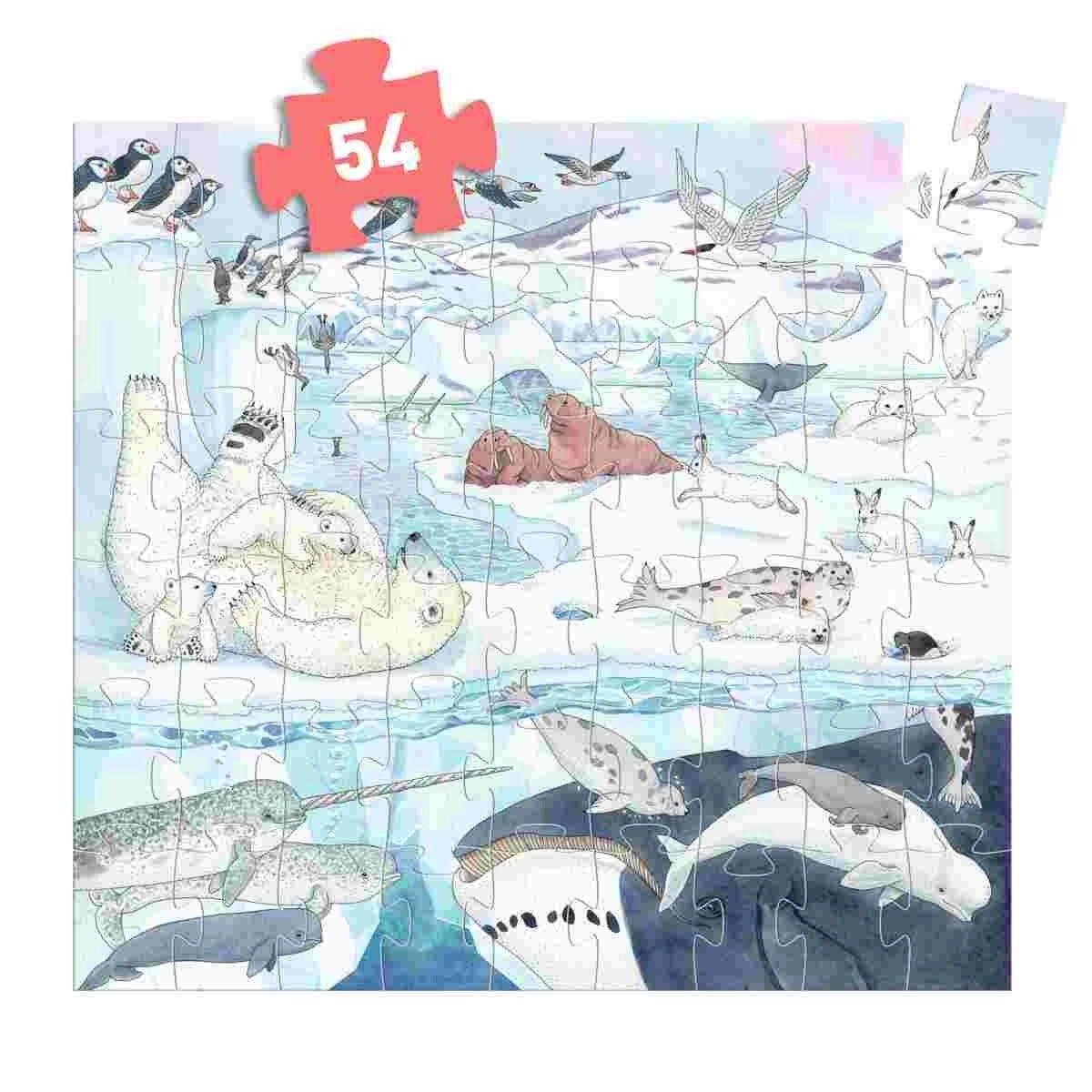 Puzzle: Polarmeer 54 Teile