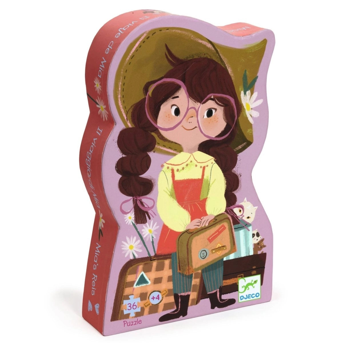 Puzzle DJECO Puzzle: Mias Reise - 36 Teile