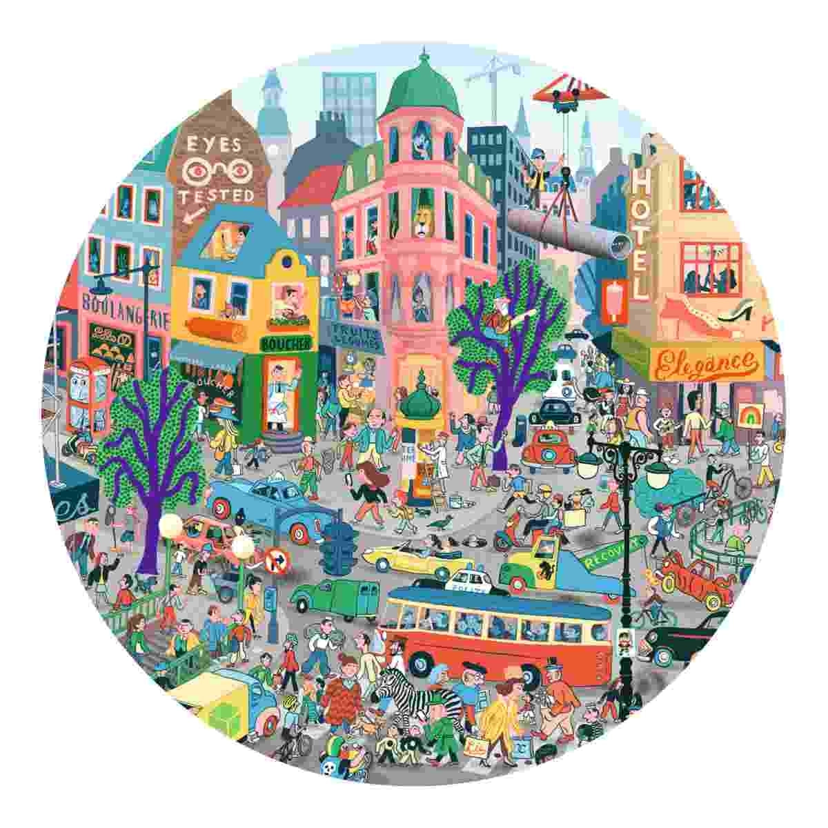 Wimmelpuzzle: Stadt - 200 Teile