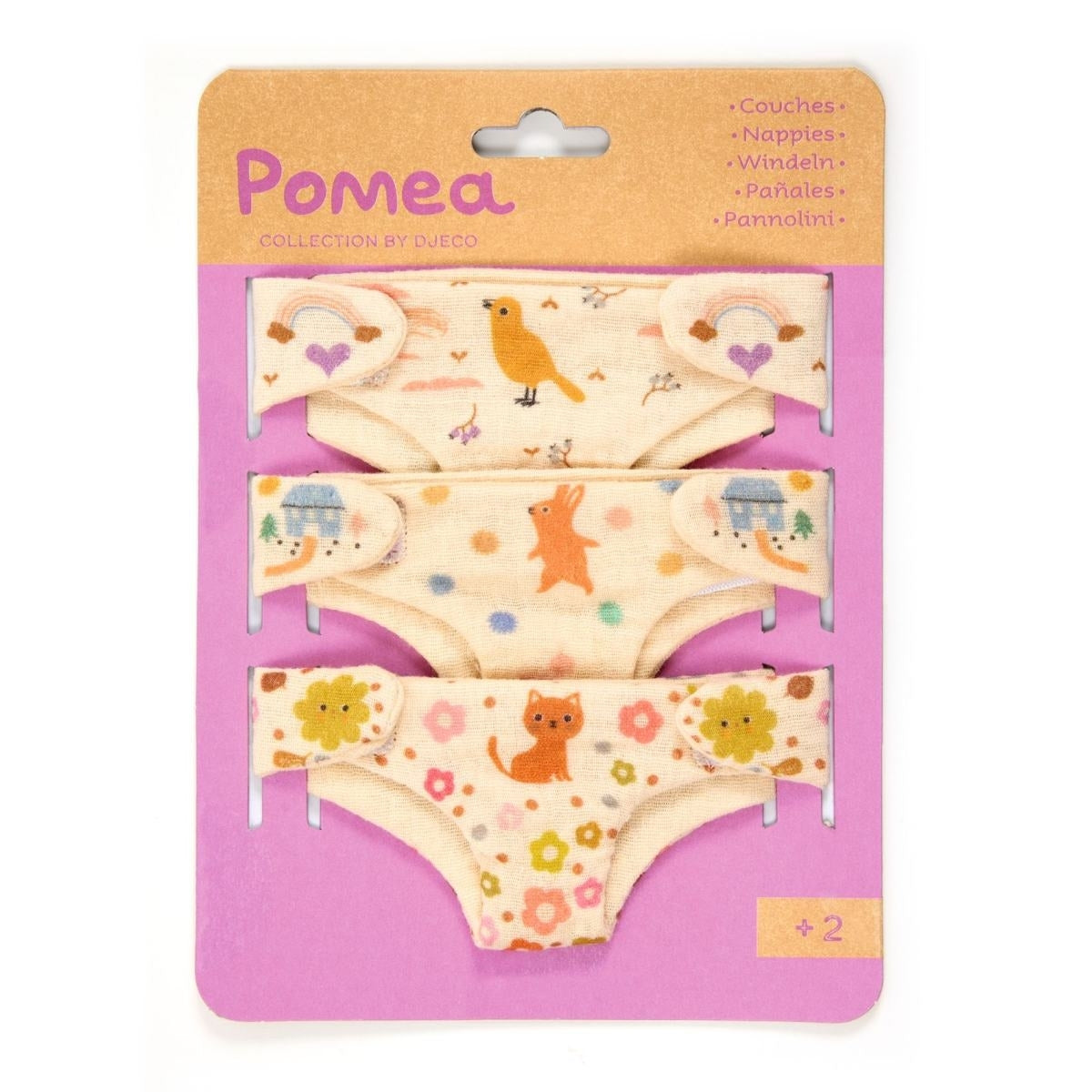 POMEA Puppe 3 Windeln