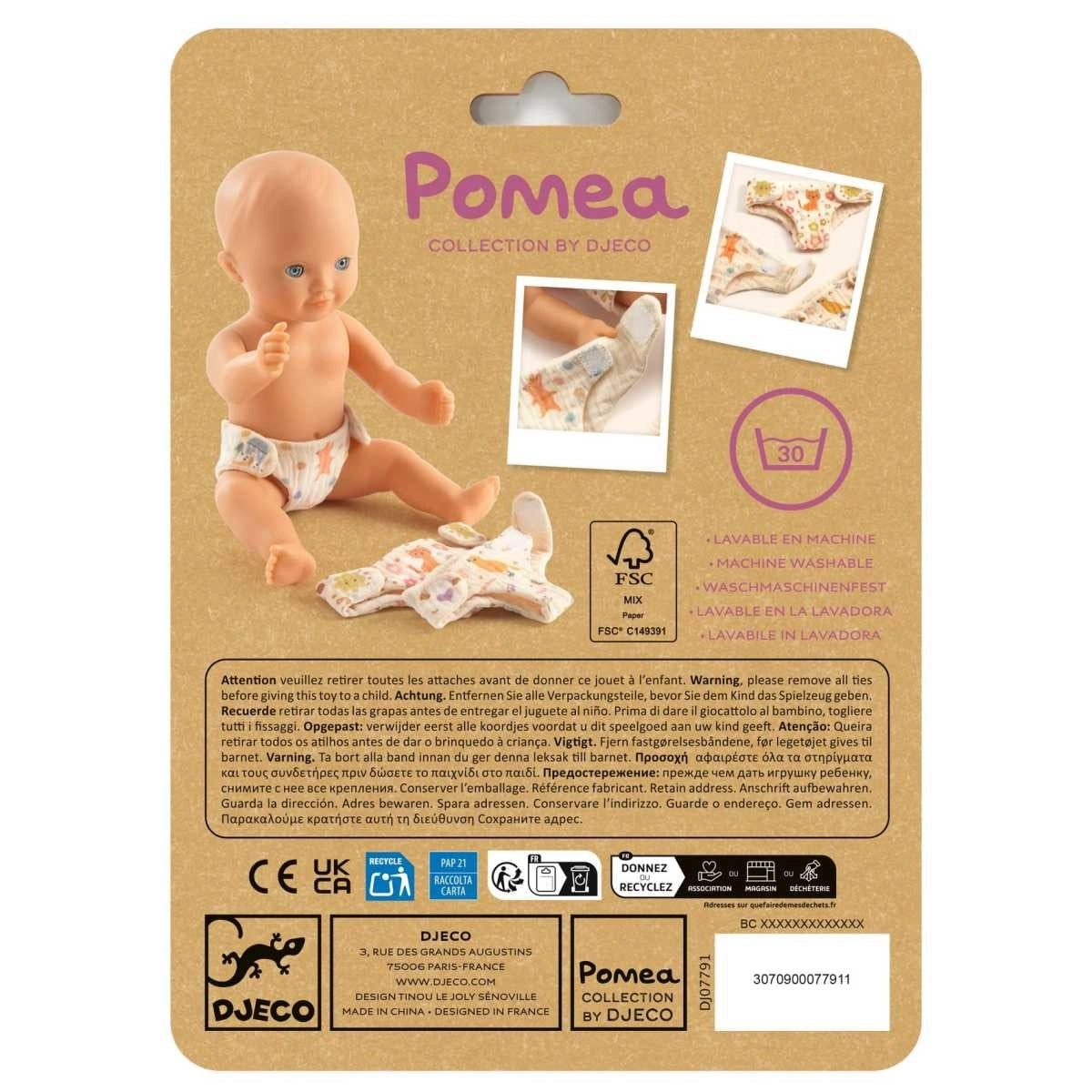 POMEA Puppe 3 Windeln