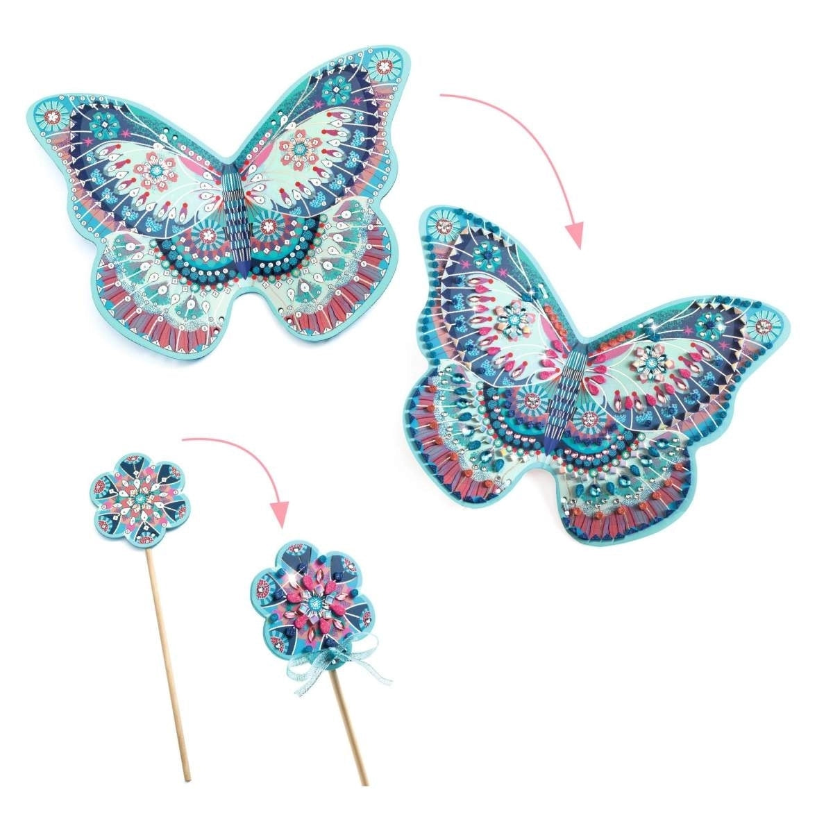 Basteln DJECO DIY: Feenflügel & Zauberstab
