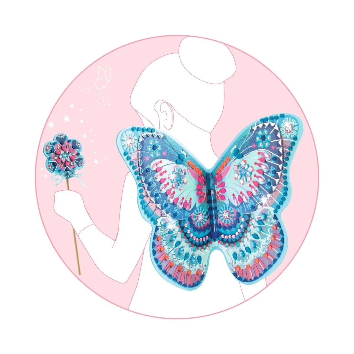 Basteln DJECO DIY: Feenflügel & Zauberstab