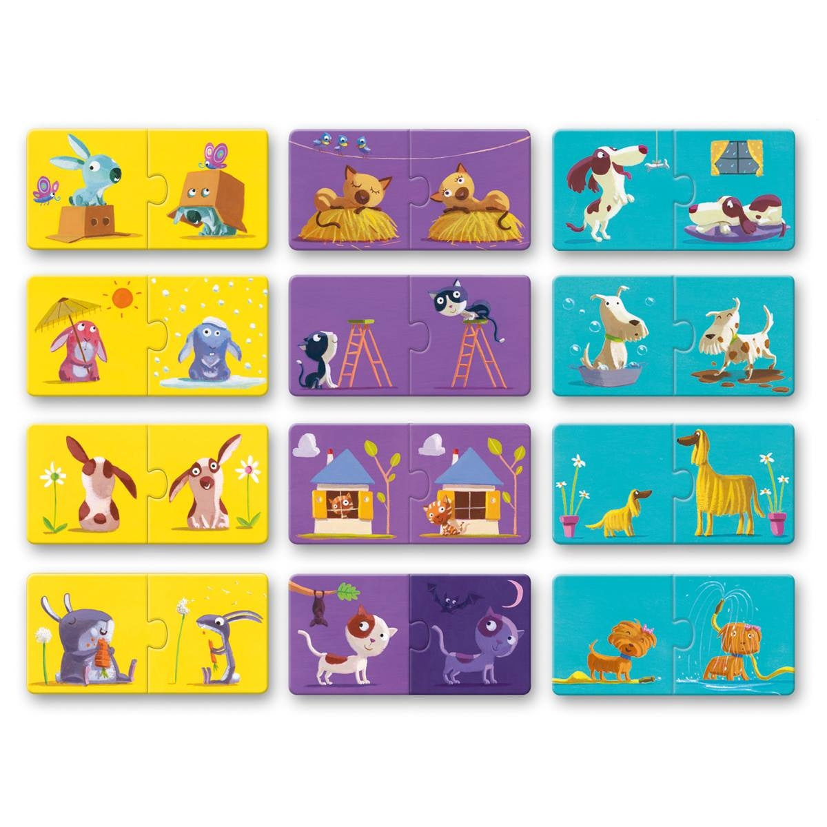 Puzzle duo: Gegensätze 2+