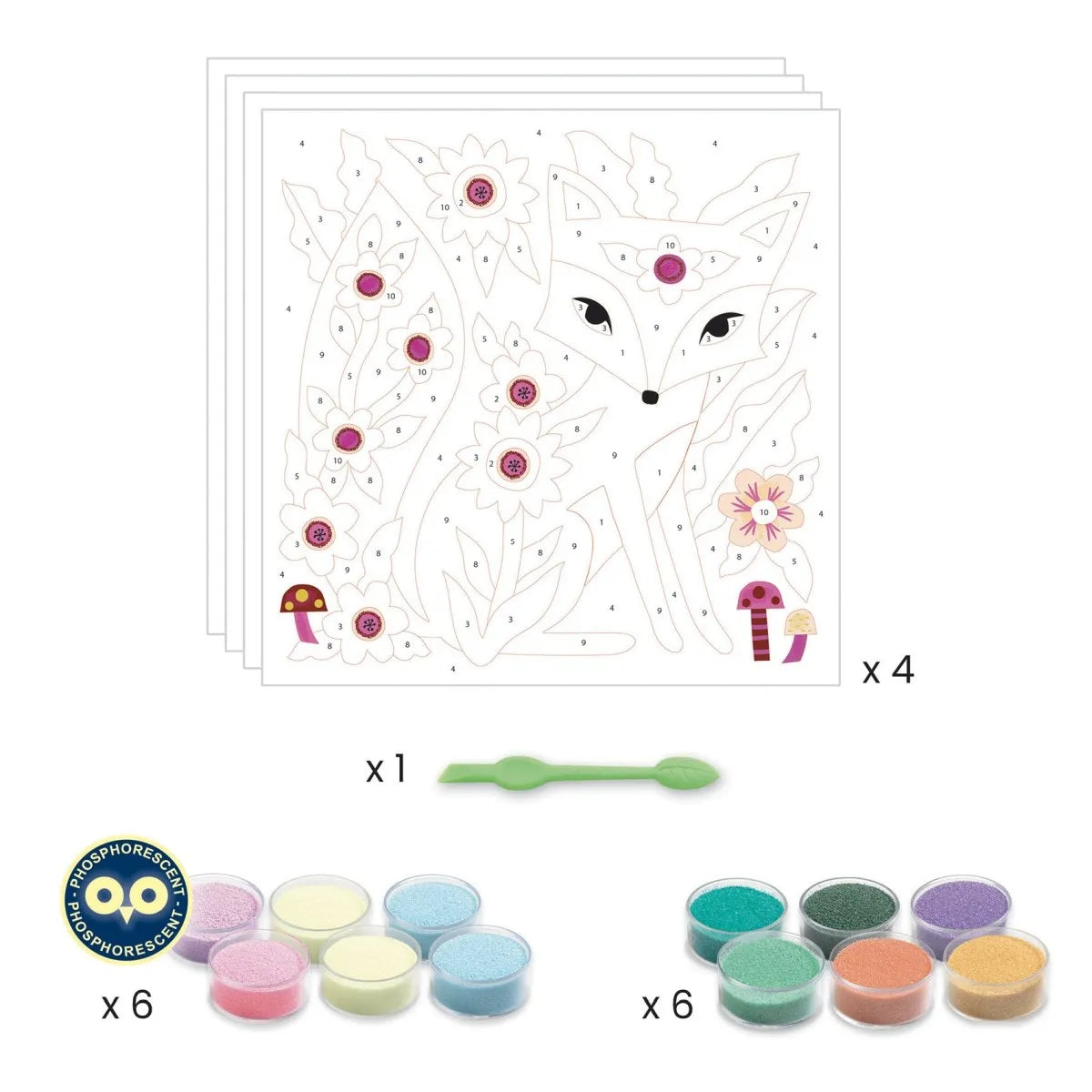 Malen DJECO Sandbild: Garden lights