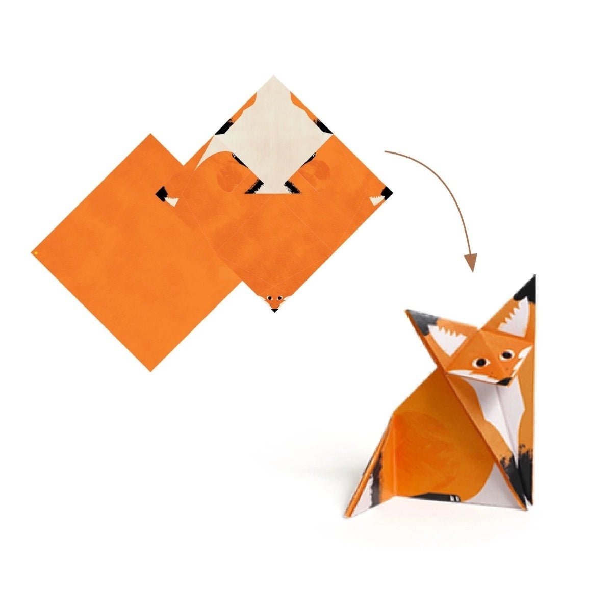 Origami: Spaziergang im Wald