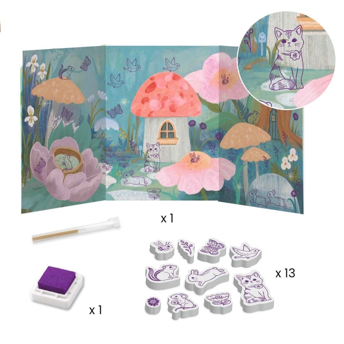 Basteln DJECO Multi-Activity Kit: Waldtiere