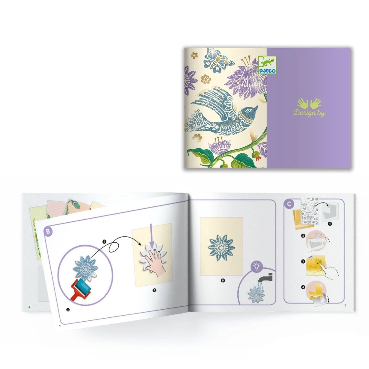 Malen DJECO Workshop Gravur: Passionsblume