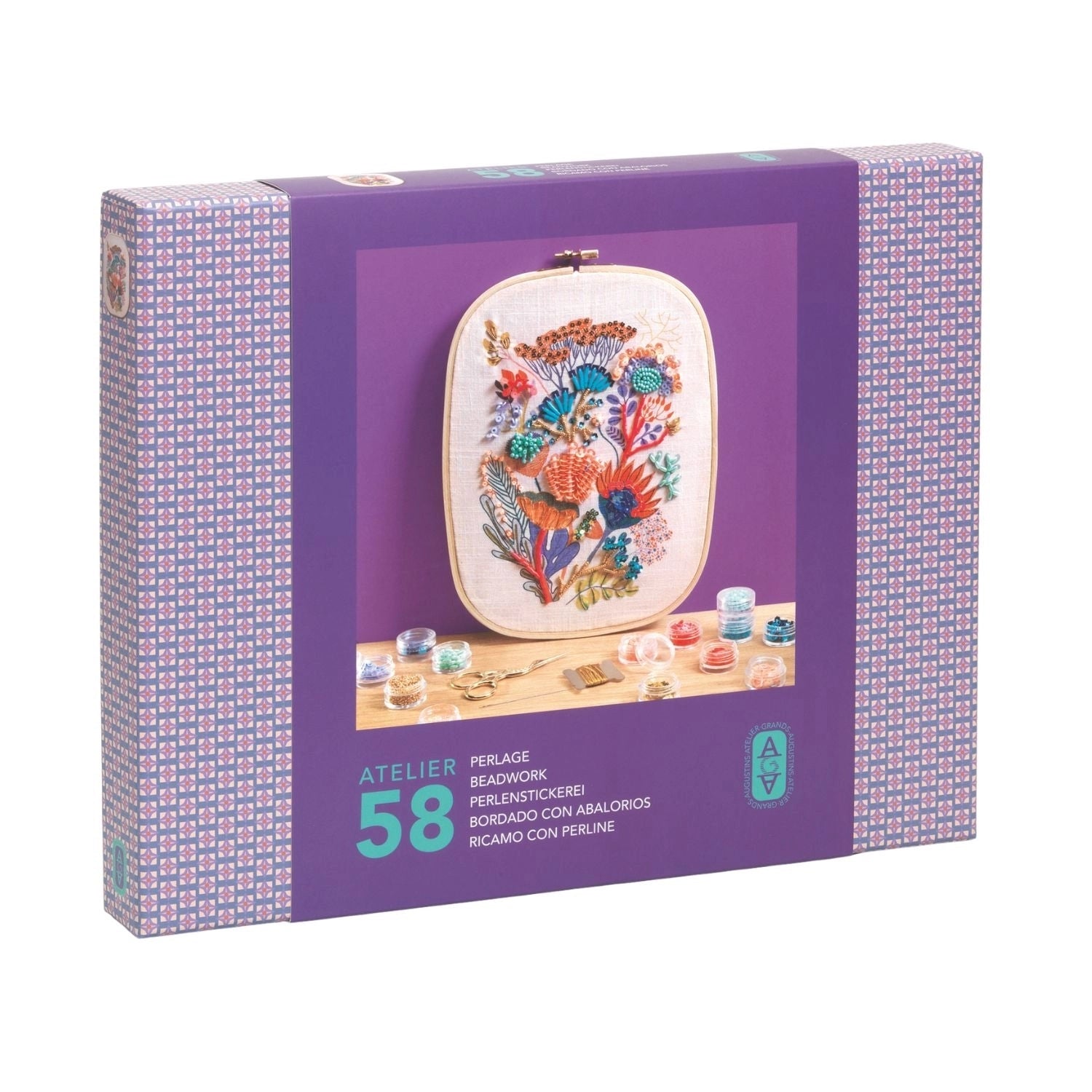 Atelier 58, Perlenstickerei Blumen