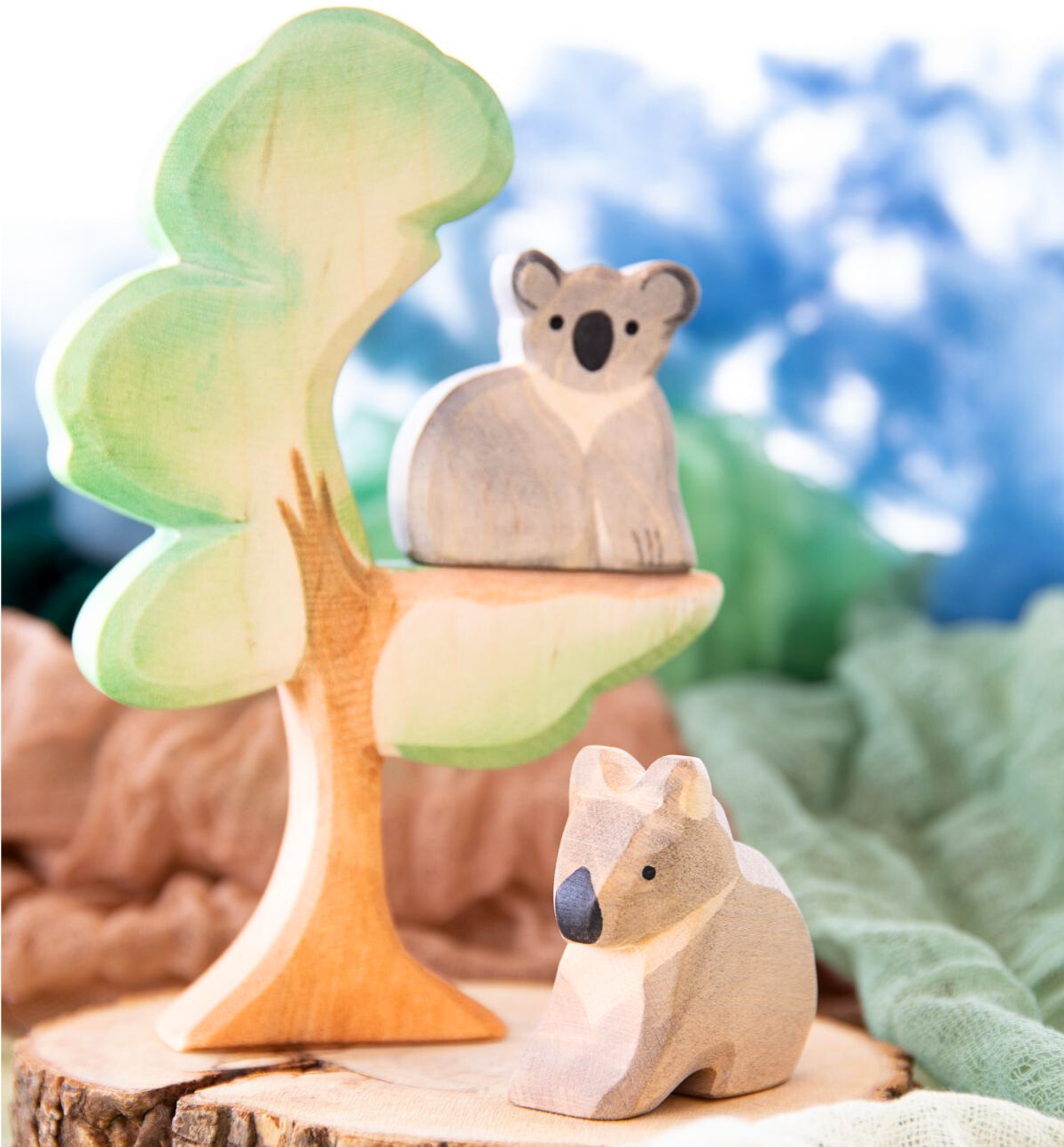Holztiere & Figuren Ostheimer Holzspielzeug Eukalyptus