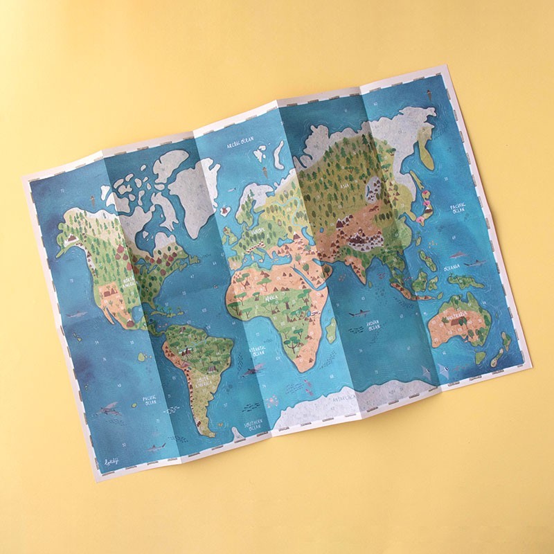 Puzzle Londji Activity - Animal World - Poster & Sticker