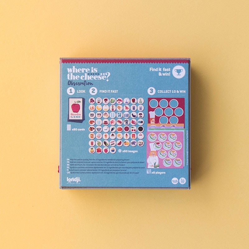 Gesellschaftsspiel Londji Pocket Game - Where is the cheese?