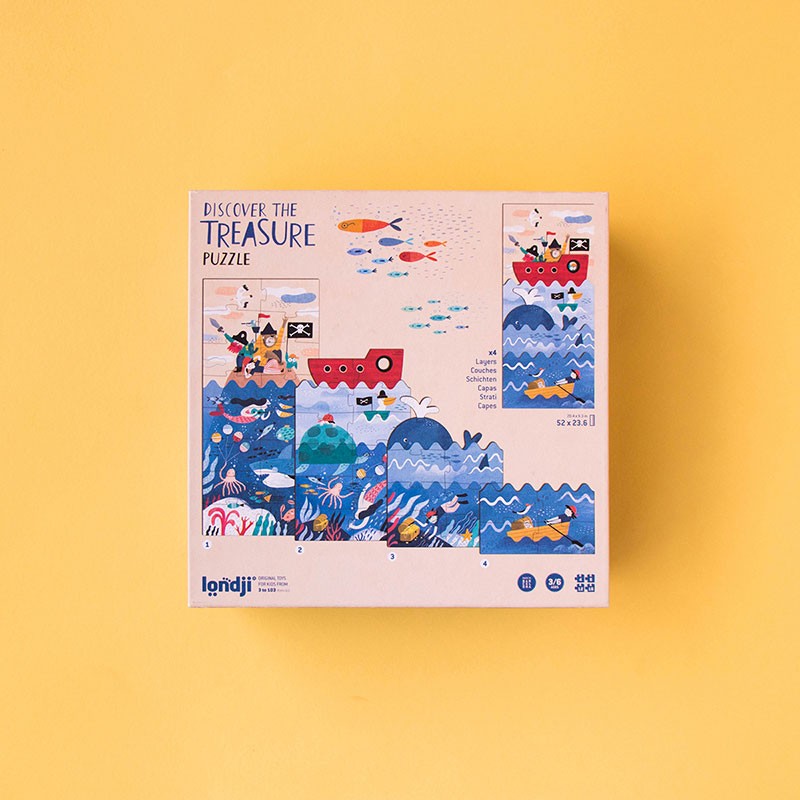 Puzzle Londji Puzzle - Discover the Treasure