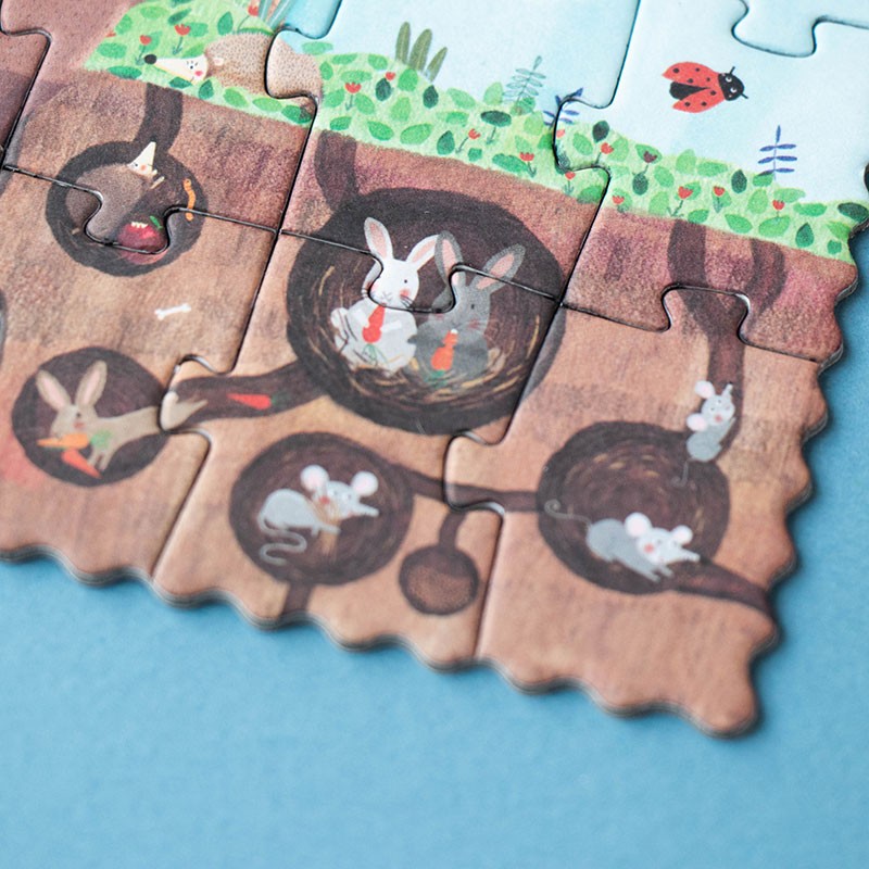 Puzzle Londji Tiny Puzzle - Apfelbaum