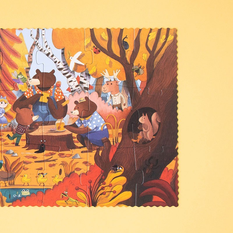 Puzzle Londji Puzzle - Bear's Forest