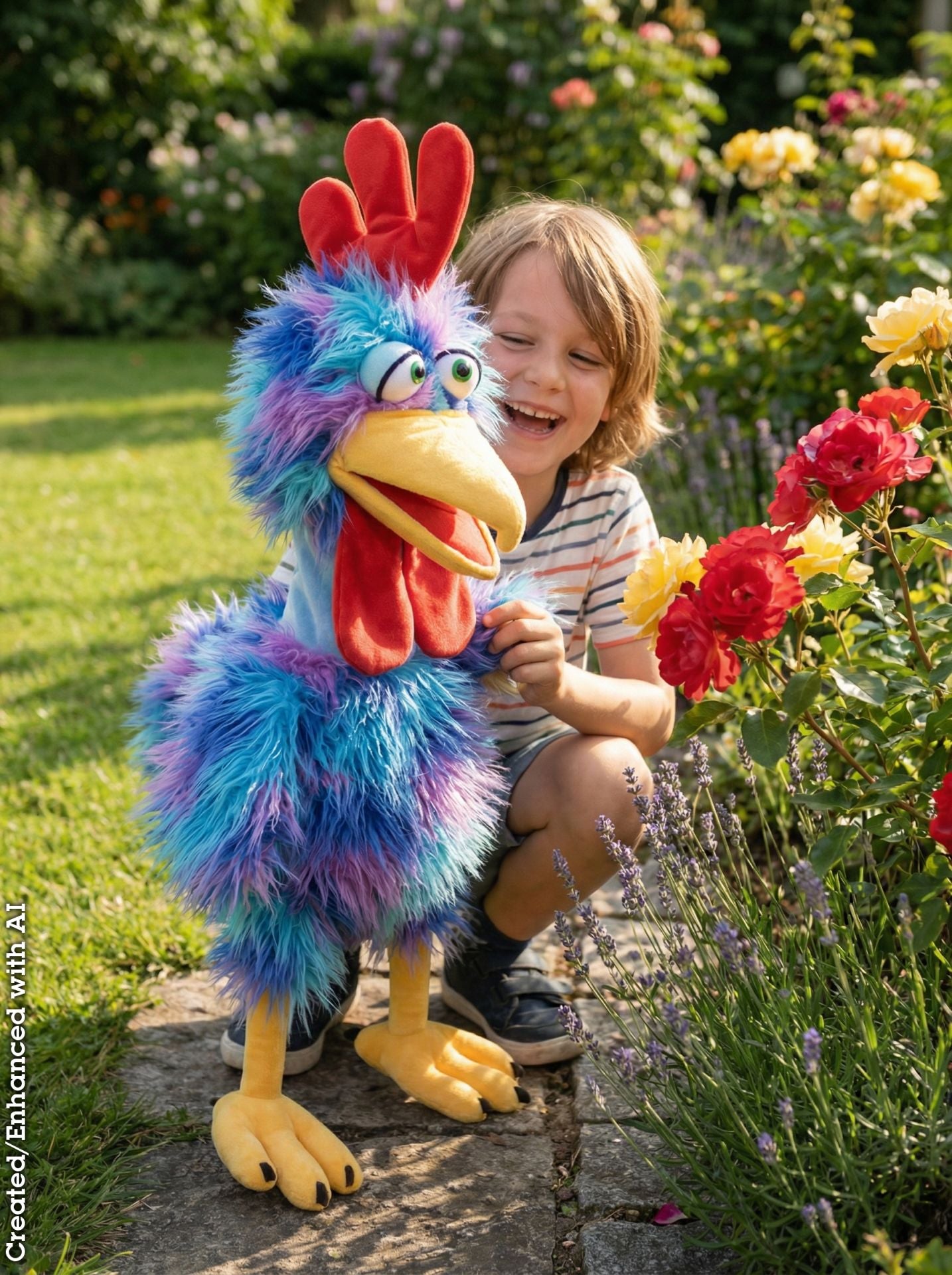 Handpuppe Sir Theo von Gockel