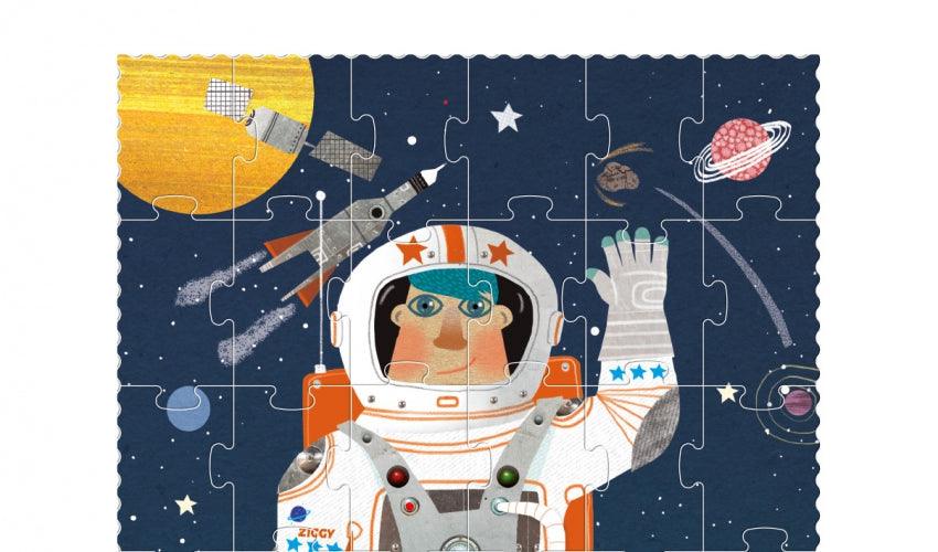 Pocket Puzzle - Astronaut - 36 Teile - WELTENTDECKER