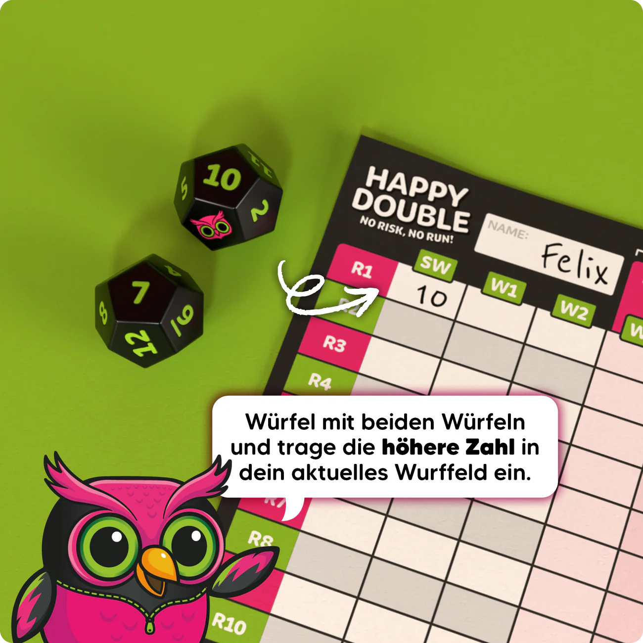 Happy Double  - "No Risk No Run!"
