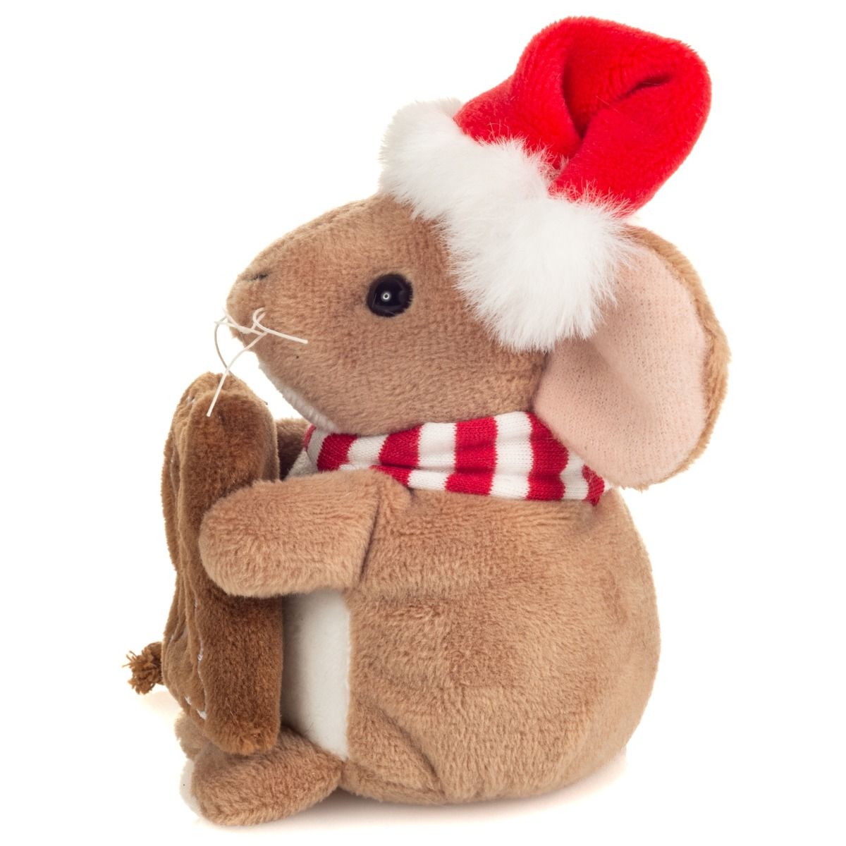 Teddy-Herrmann ⎮ Weihnachtsmaus mit Lebkuchen ⎮ 11 cm