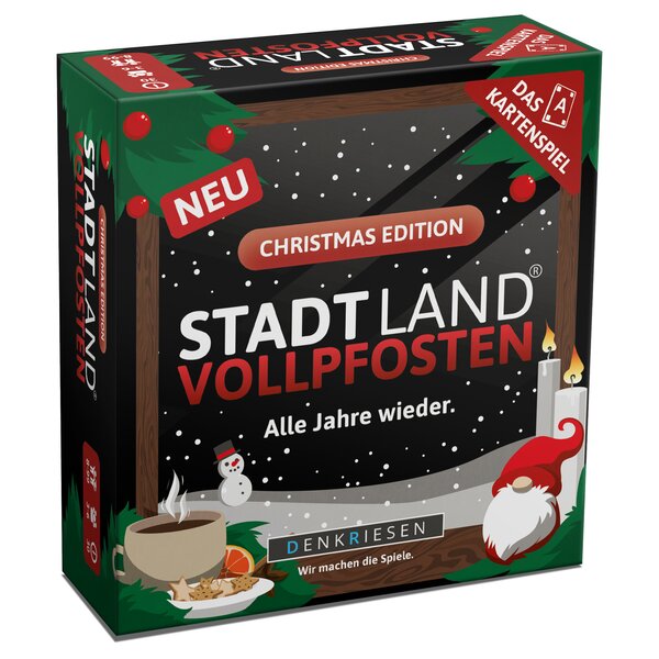 STADT LAND VOLLPFOSTEN® - Das Kartenspiel - Christmas Edition "Alle Jahre wieder"