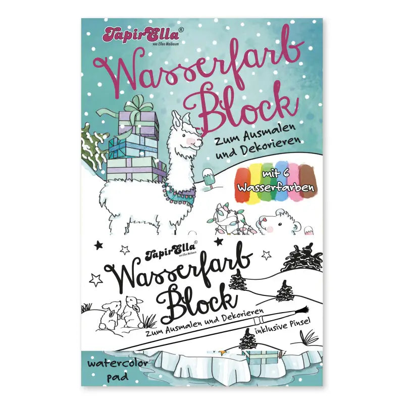 Krimskrams Lutz Mauder Verlag TapirElla Magischer Malblock, Winterzauber