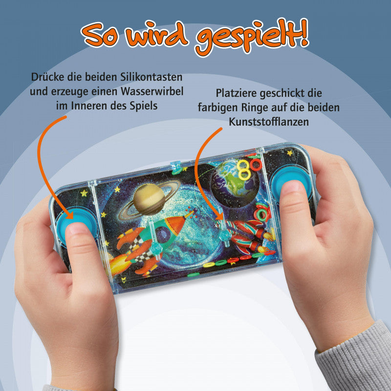 Krimskrams Lutz Mauder Verlag TapirElla Wasserspiel-Geduldsspiele im Display, Rakete