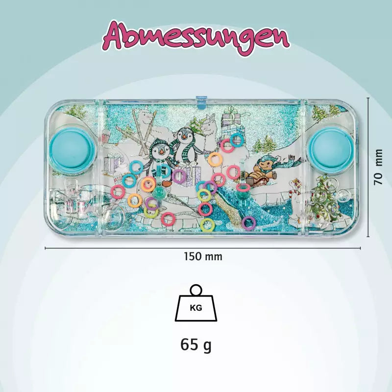 Krimskrams Lutz Mauder Verlag TapirElla Wasserspiel-Geduldsspiele im Display, Winterzauber