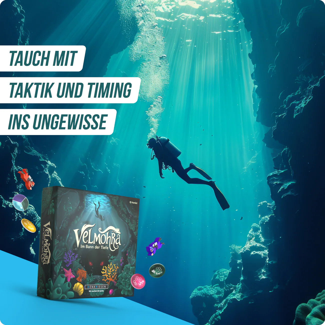 Wissensspiel Denkriesen Velmohra "Im Bann der Tiefe"