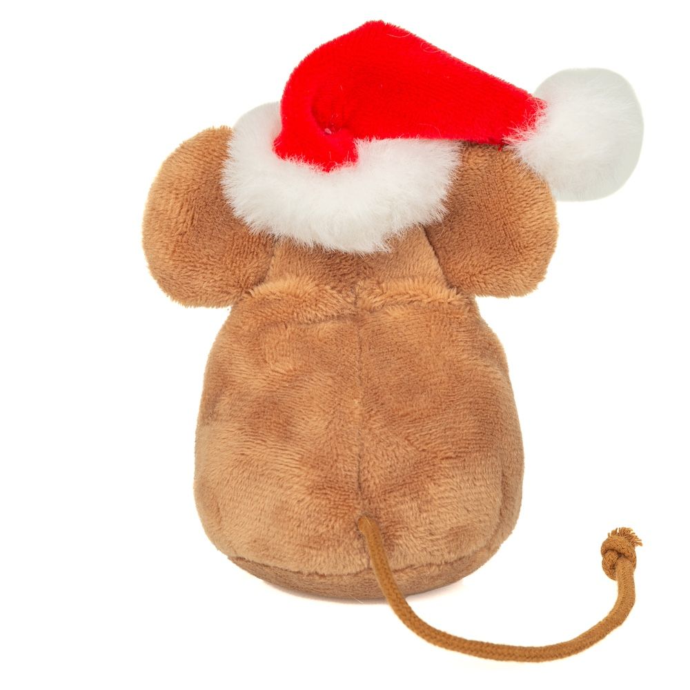Plüschtier Teddy Hermann Teddy-Herrmann ⎮ Weihnachtsmaus mit Keks ⎮ 11 cm