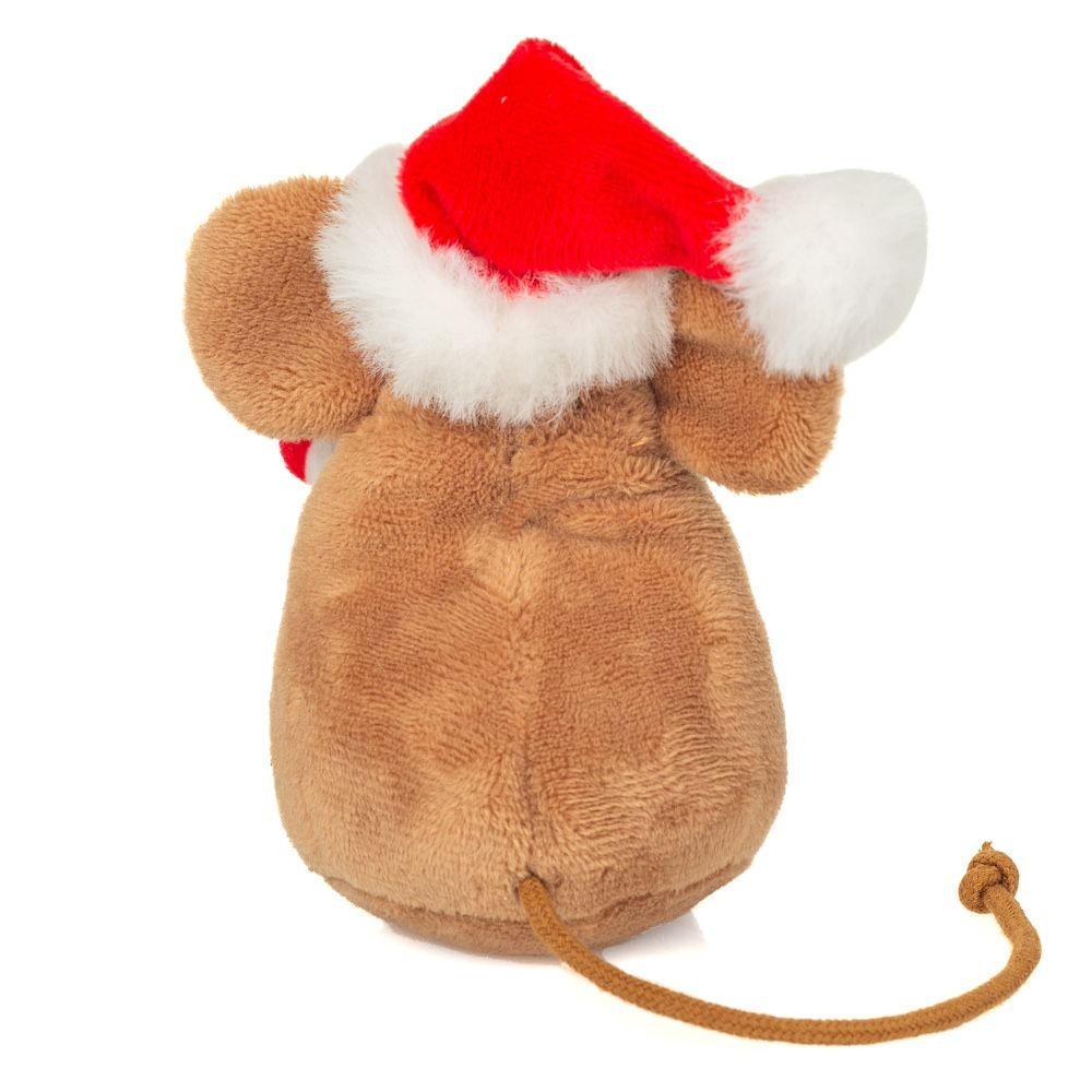 Plüschtier Teddy Hermann Teddy-Herrmann ⎮ Weihnachtsmaus mit Zuckerstange ⎮ 11 cm